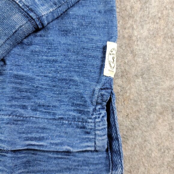 Todd Snyder Medium Indigo Rugby Polo Shirt size XS Blue Long Sleeve NWT $158 - Picture 8 of 13